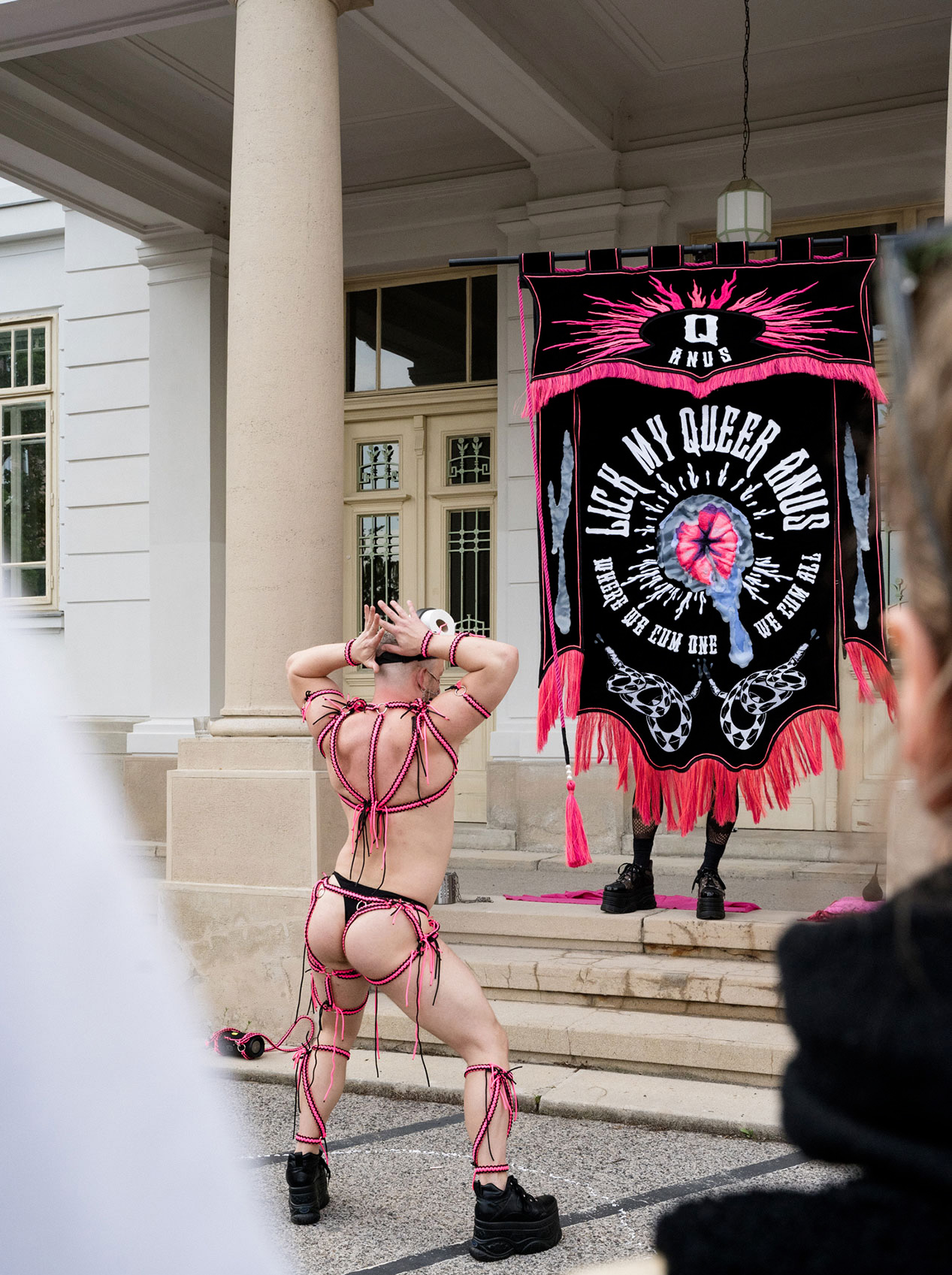 QAnus. Photo: Sarah Tasha Hauber 2024